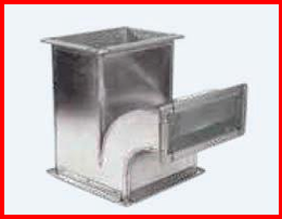 Sheet-metal duct fitting